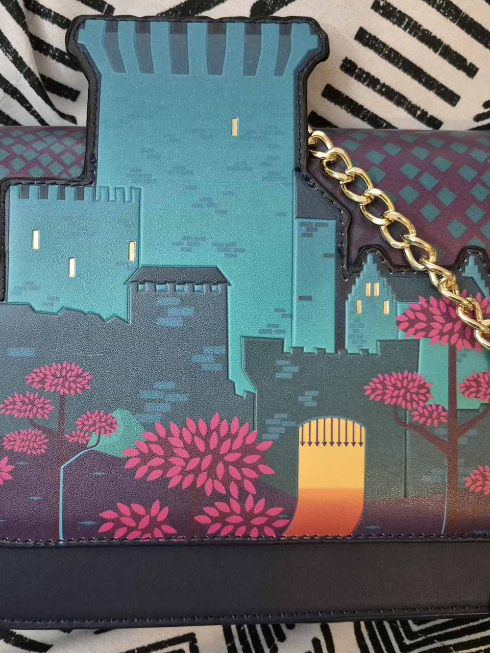 Loungefly Disney Brave Princess Merida Castle Series Crossbody Bag